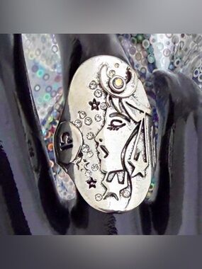 *SOLD* Vintage Style Silver Libra Zodiac Ring ♎️ Size 7 ✨ Astrology